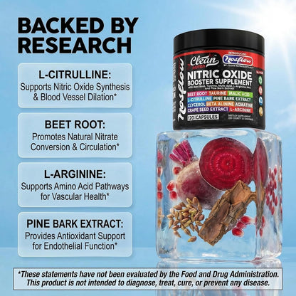 NosFlow Nitric Oxide Supplements for Men and Women
