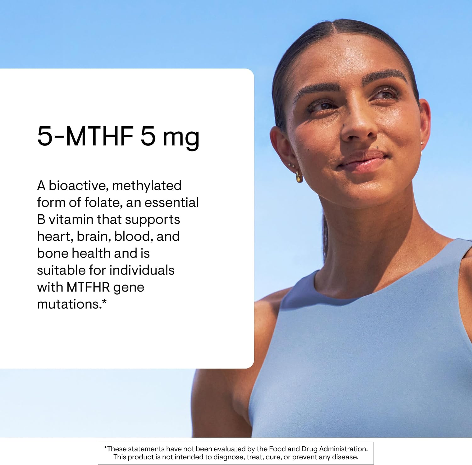 Thorne 5-MTHF - Methylfolate (Active B9 Folate) - 5 mg, 60 Capsules - görsel 3
