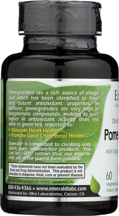 Emerald Laboratories Pomegranate, 60 Capsules
