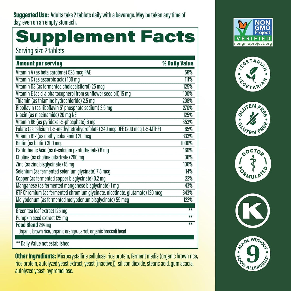 MegaFood Advanced Multivitamin for Men 55+ - görsel 2