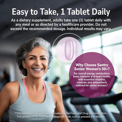 21st Century Sentry Senior Women 50 Plus Tablets, 100 Tablets