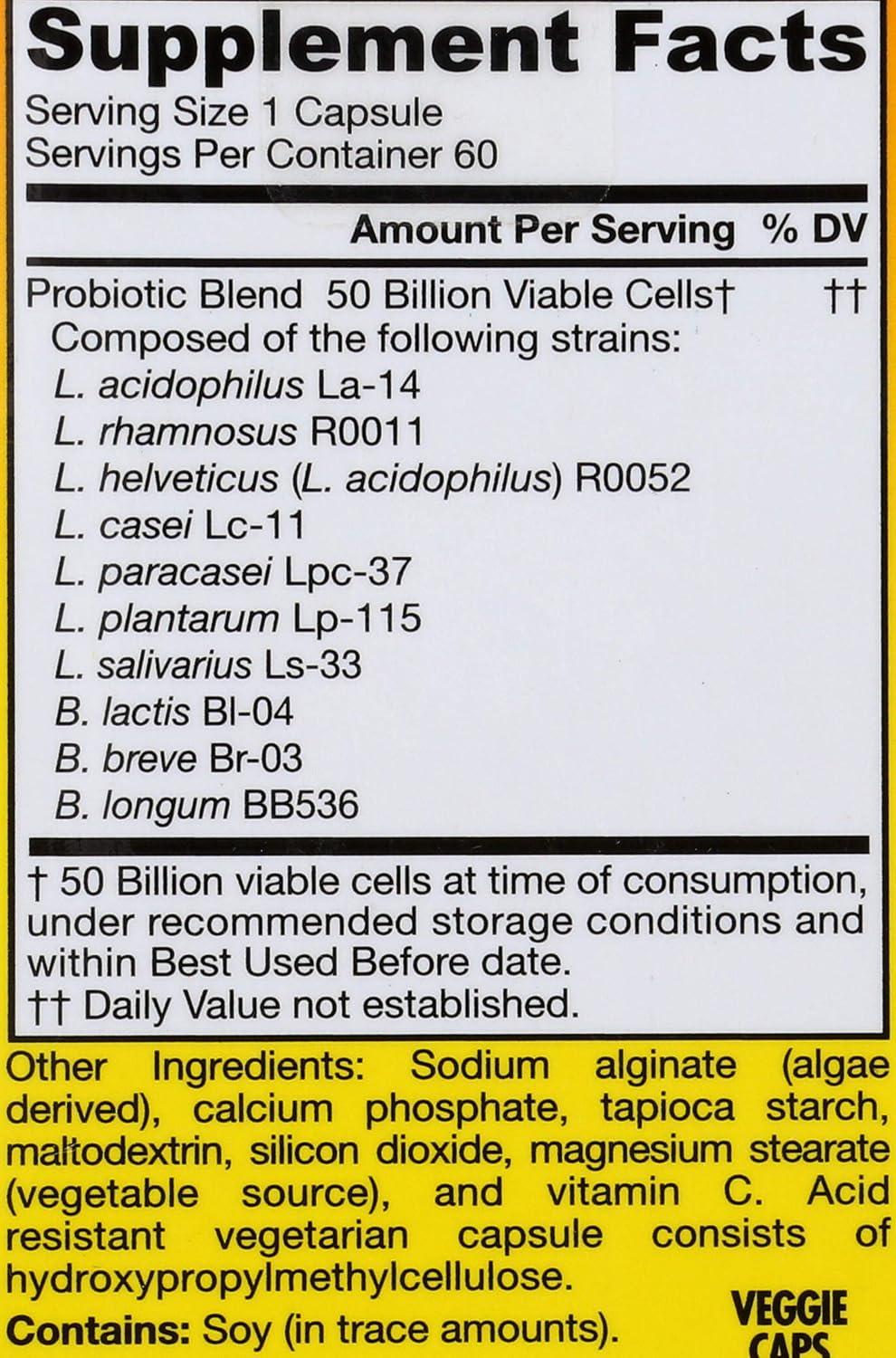 Jarrow Formulae Ultra Dophilus, 60 Capsules - görsel 3