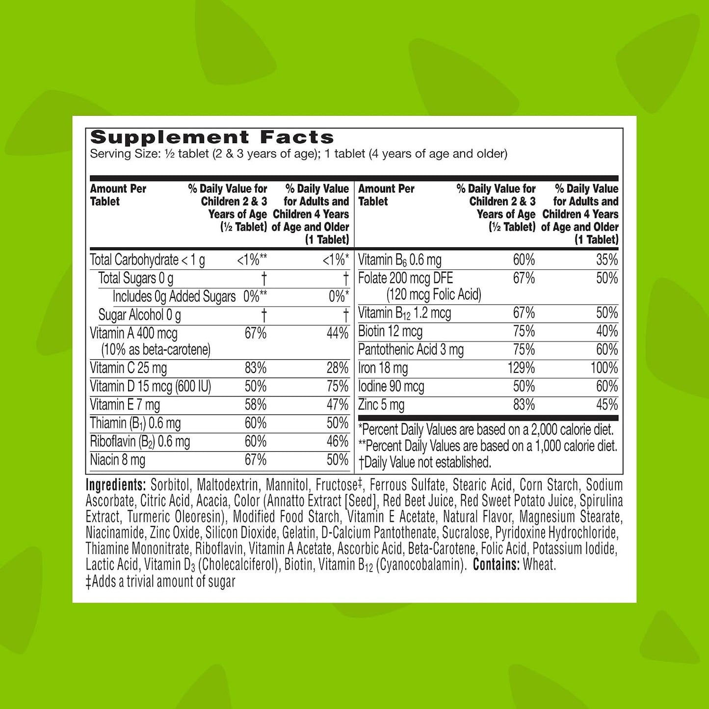 Flintstones Plus Iron Chewable Vitamins - 60ct - görsel 8