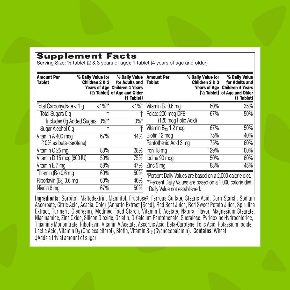 Flintstones Plus Iron Chewable Vitamins - 60ct - görsel 8
