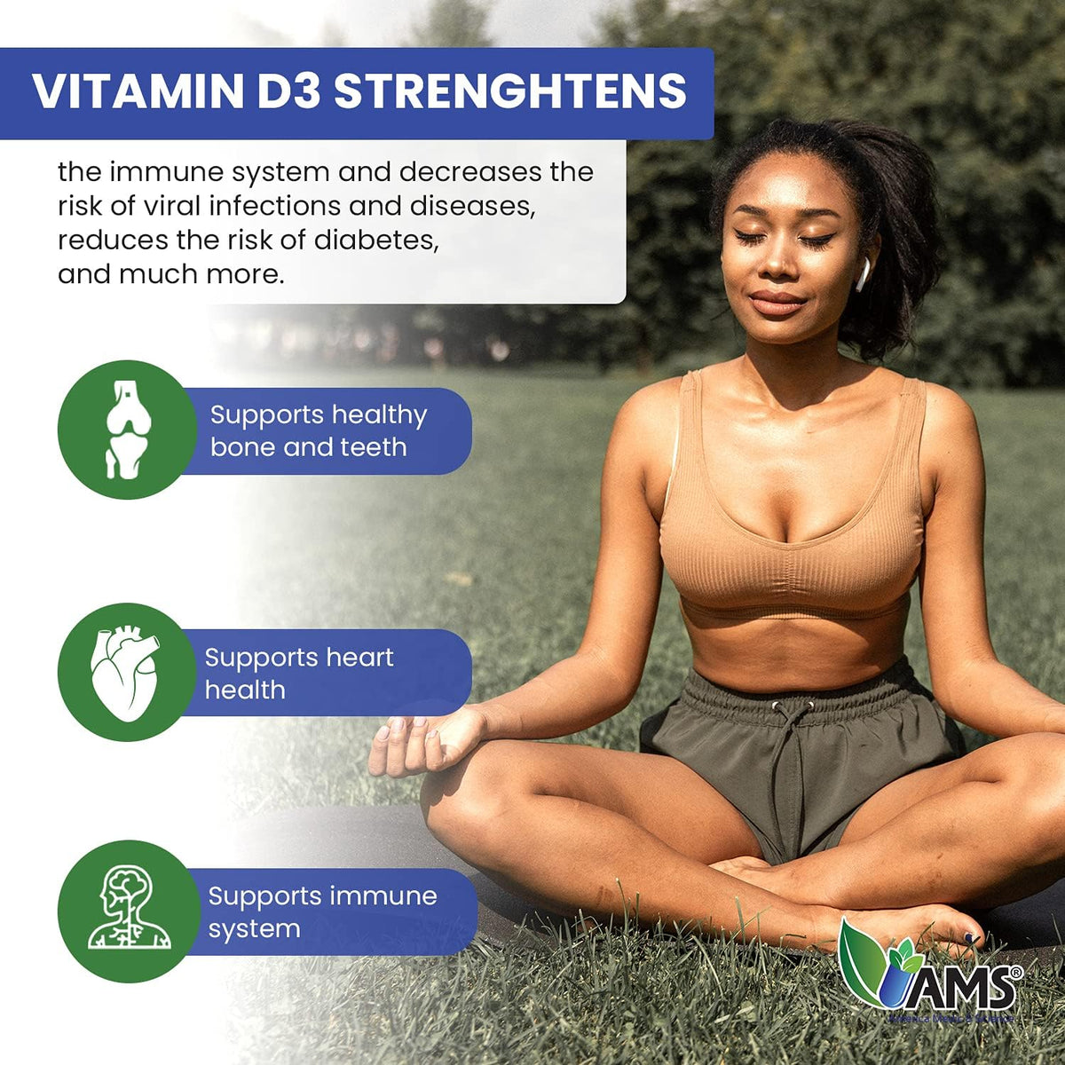 Xtra D3 Vitamin D3 10,000 IU (250 mcg) Supplement, 60 Softgels - görsel 5