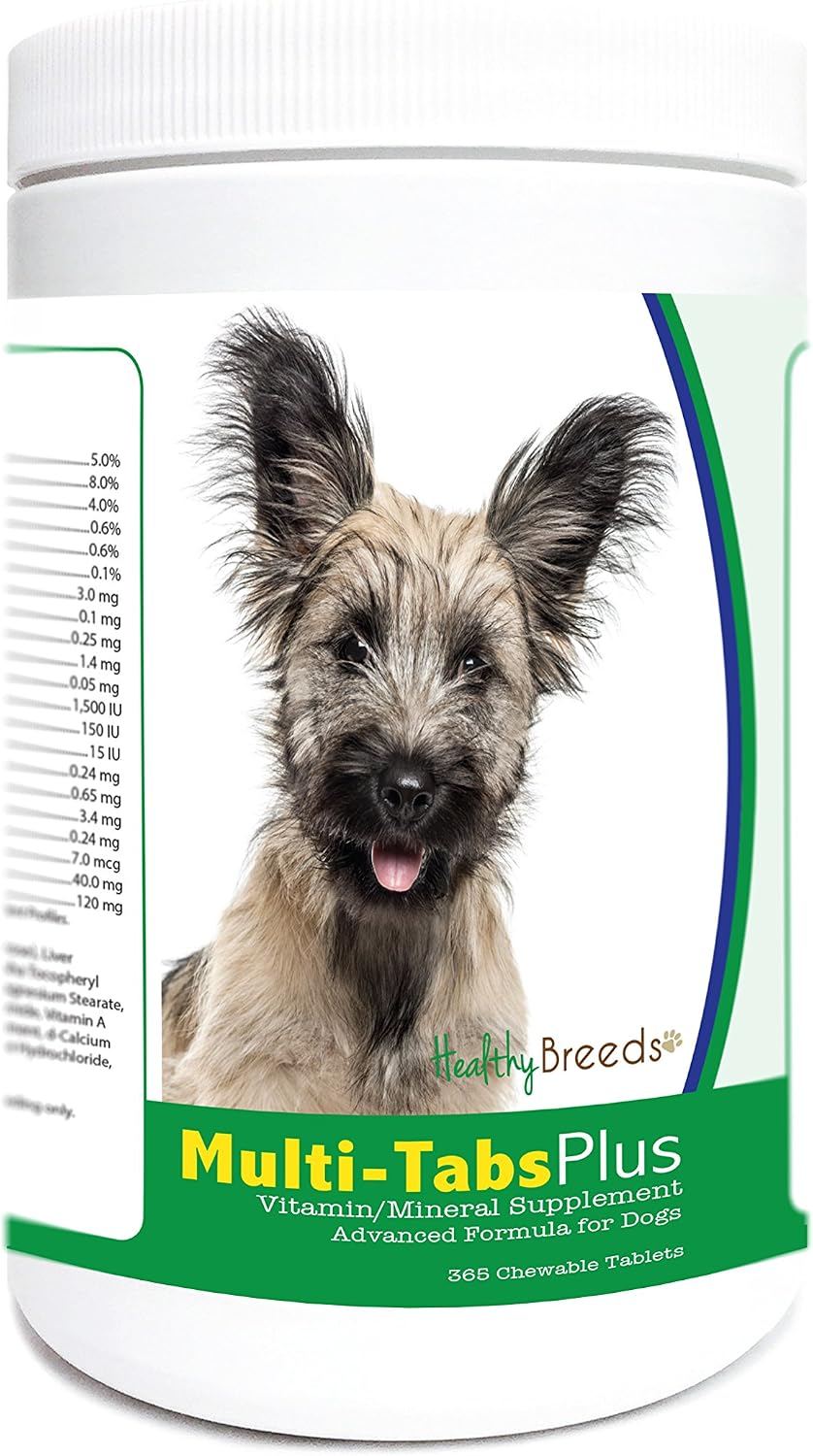 Healthy Breeds Skye Terrier Multi-Tabs Plus Chewable Tablets 365 Count - görsel 1