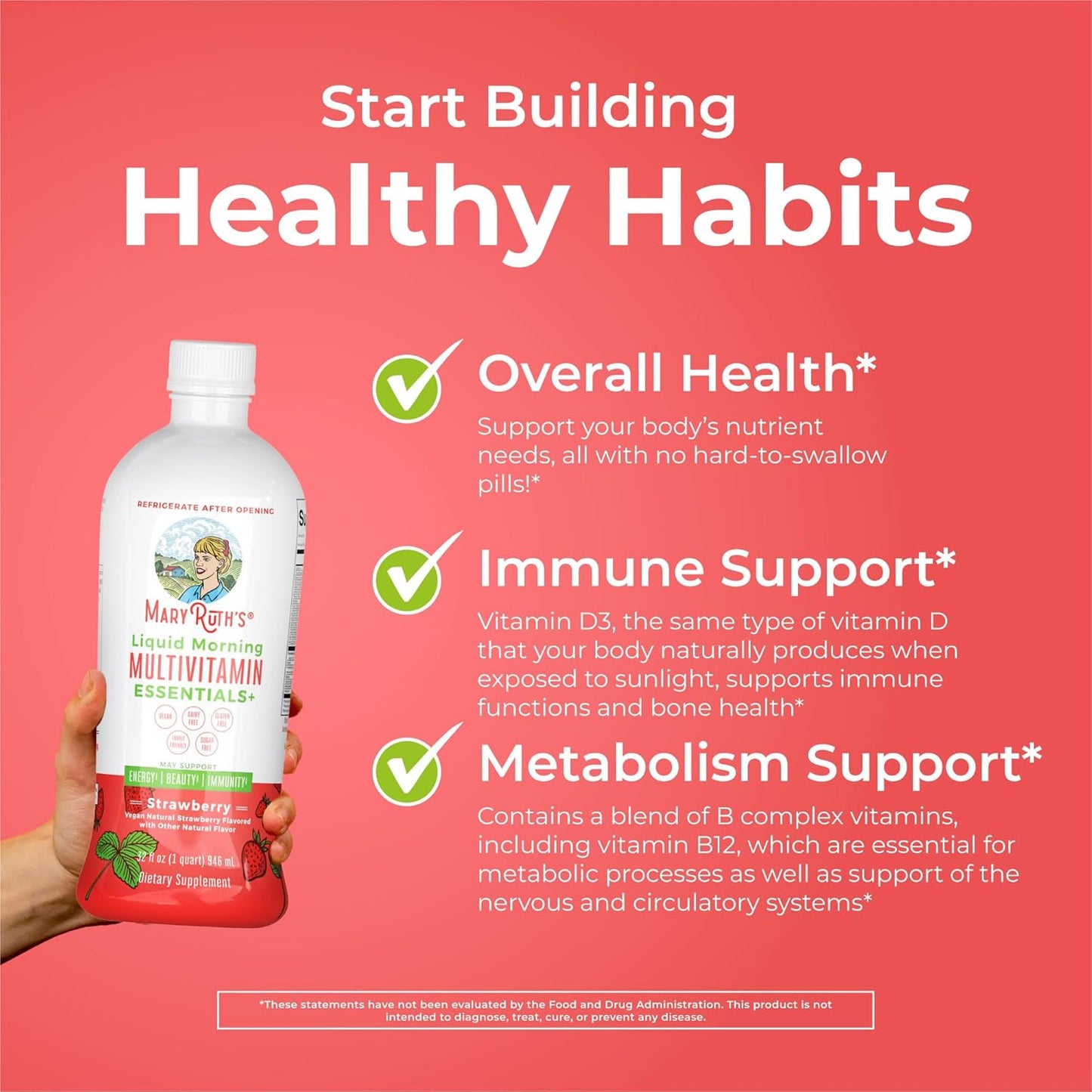 MaryRuth's Liquid Morning Multivitamin Essentials+ - görsel 5