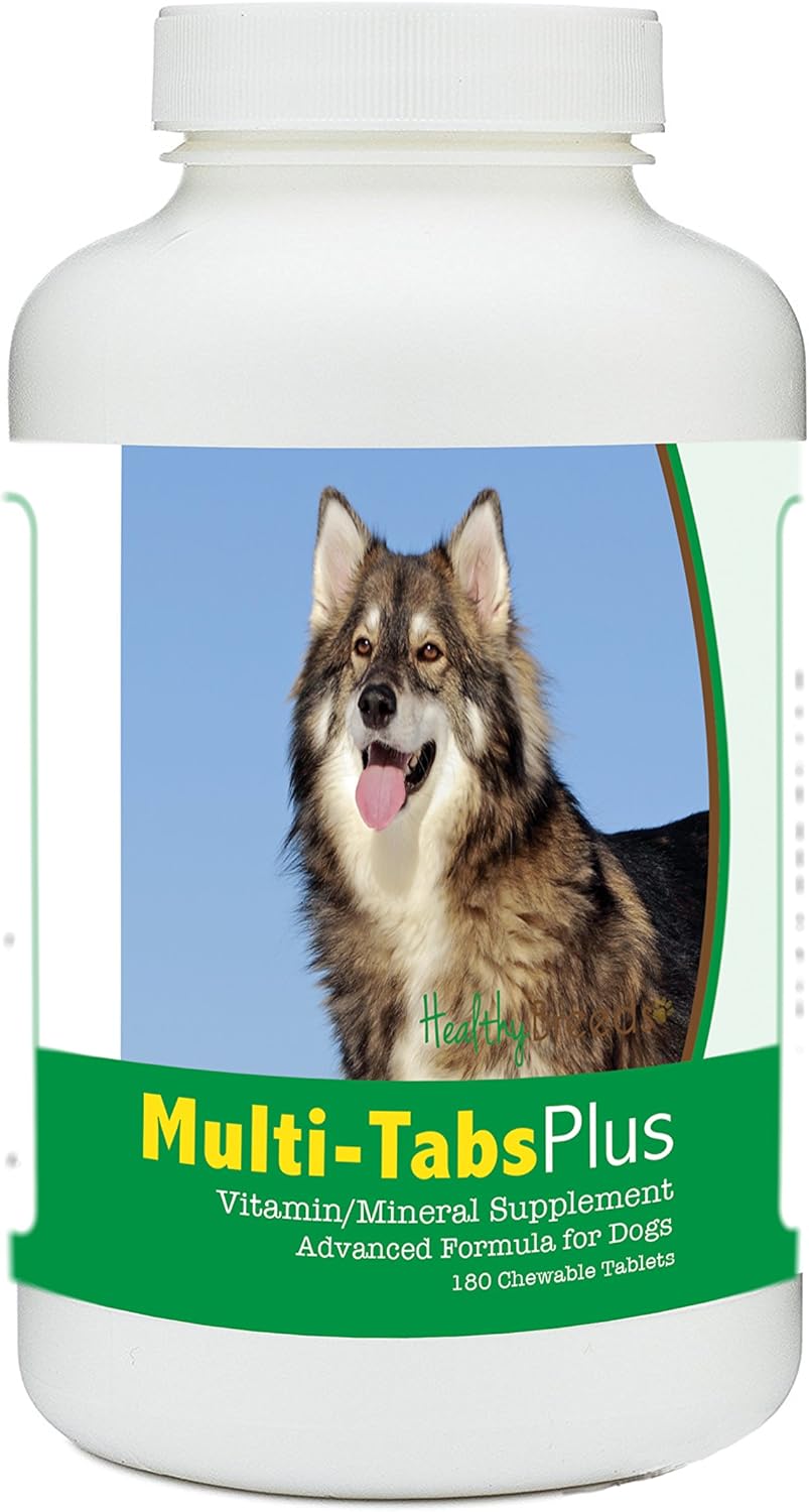 Healthy Breeds Utonagan Multi-Tabs Plus Chewable Tablets - Multivitamin for Dogs (180 Count) - görsel 1
