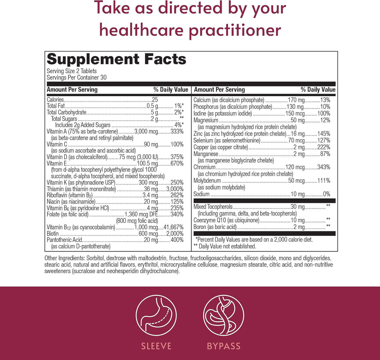 Bariatric Advantage Chewable Advanced Multi EA Without Iron – High Potency Daily Multivitamin for Bariatric Surgery Patients – Mixed Fruit – 60 Count - görsel 4