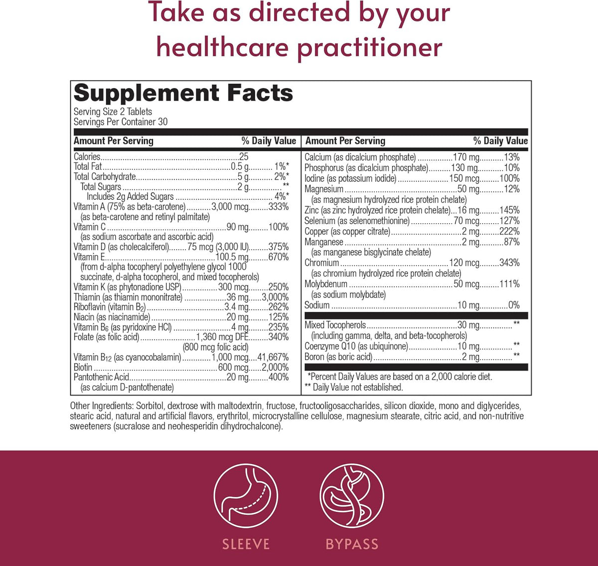 Bariatric Advantage Chewable Advanced Multi EA Without Iron – High Potency Daily Multivitamin for Bariatric Surgery Patients – Mixed Fruit – 60 Count - görsel 4