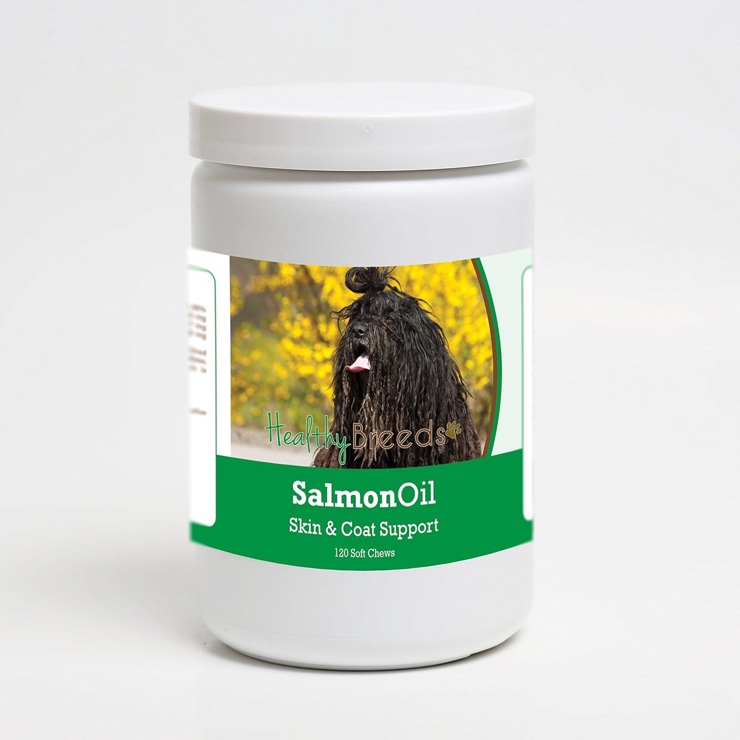 Healthy Breeds Bergamasco Salmon Oil Soft Chews 120 Count - görsel 1