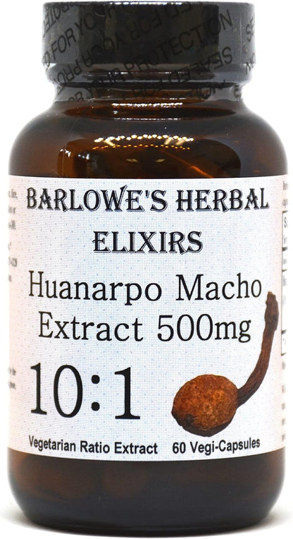 Barlowe's Herbal Elixirs Huanarpo Macho 10:1 Extract, 500mg, 60 Vegetable Capsules