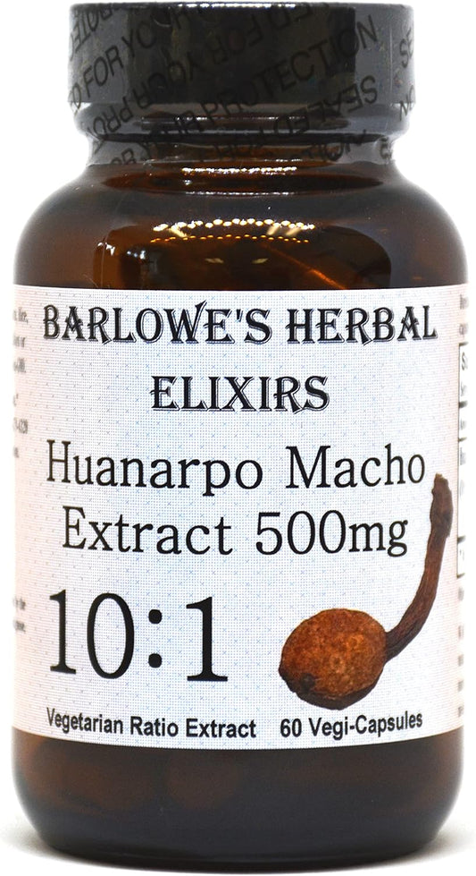 Barlowe's Herbal Elixirs Huanarpo Macho 10:1 Extract, 500mg, 60 Vegetable Capsules
