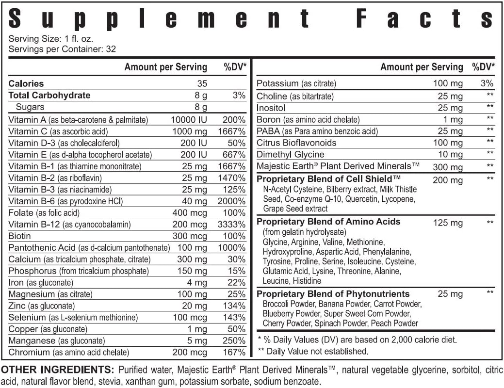 Youngevity Ultra Body Toddy™ - 100+ Nutrient Mega Multivitamin Mineral Supplement for Men and Women - Enhanced Absorption - Phytonutrients - Amino Acids - 946 ml - görsel 2