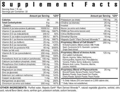 Youngevity Ultra Body Toddy™ - 100+ Nutrient Mega Multivitamin Mineral Supplement for Men and Women - Enhanced Absorption - Phytonutrients - Amino Acids - 946 ml