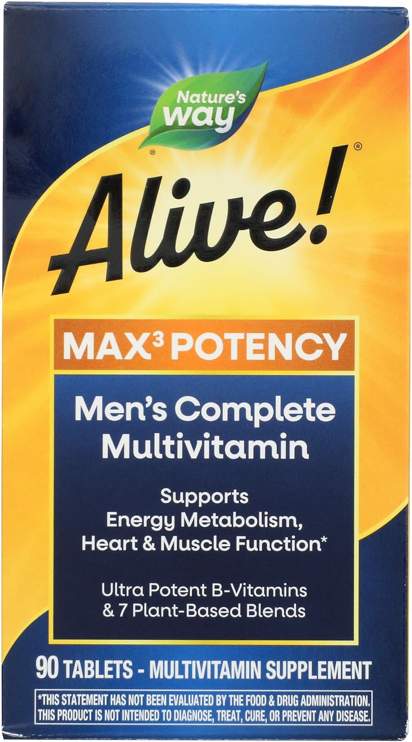 Nature's Way Multivitamin Alive Energizer Mens, 90 Capsules - görsel 1