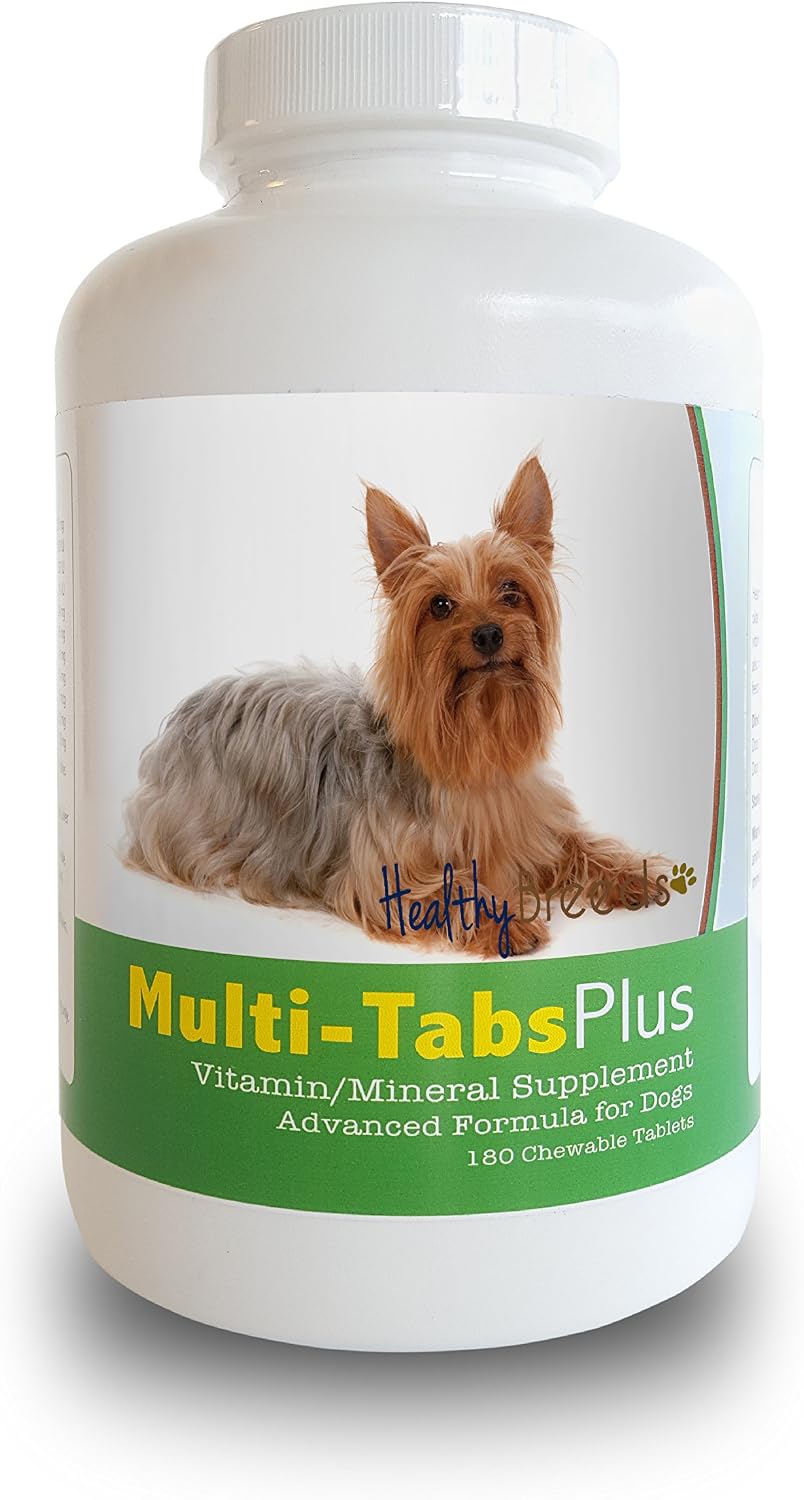 Healthy Breeds Silky Terrier Multi-Tabs Plus Chewable Tablets 180 Tablets - görsel 1