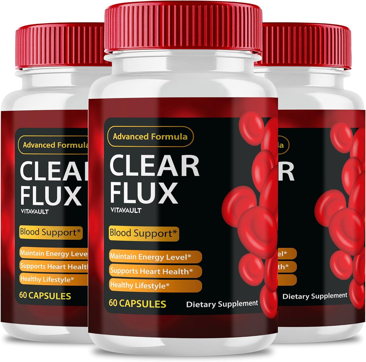 Clear Flux Supplement - Official Formula - 3 Pack - görsel 1