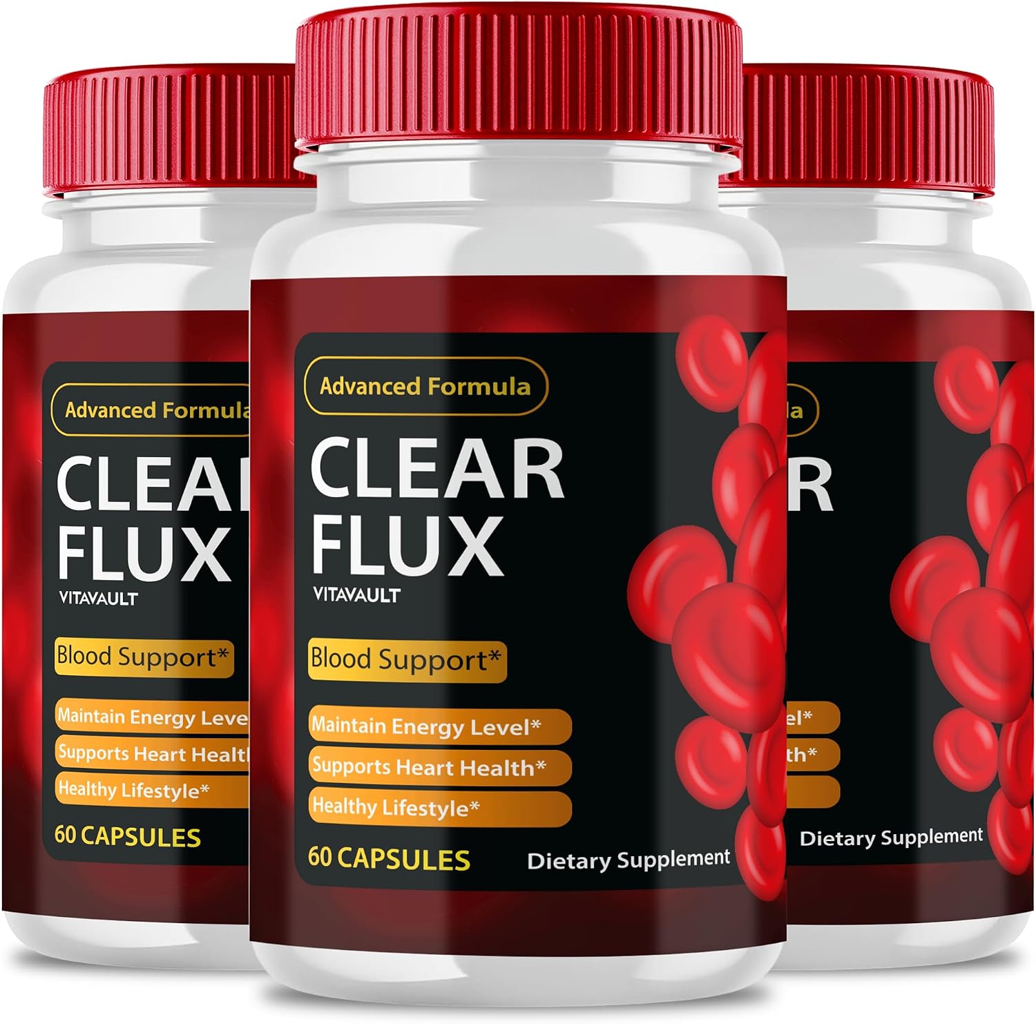 Clear Flux Supplement - Official Formula - 3 Pack - görsel 1