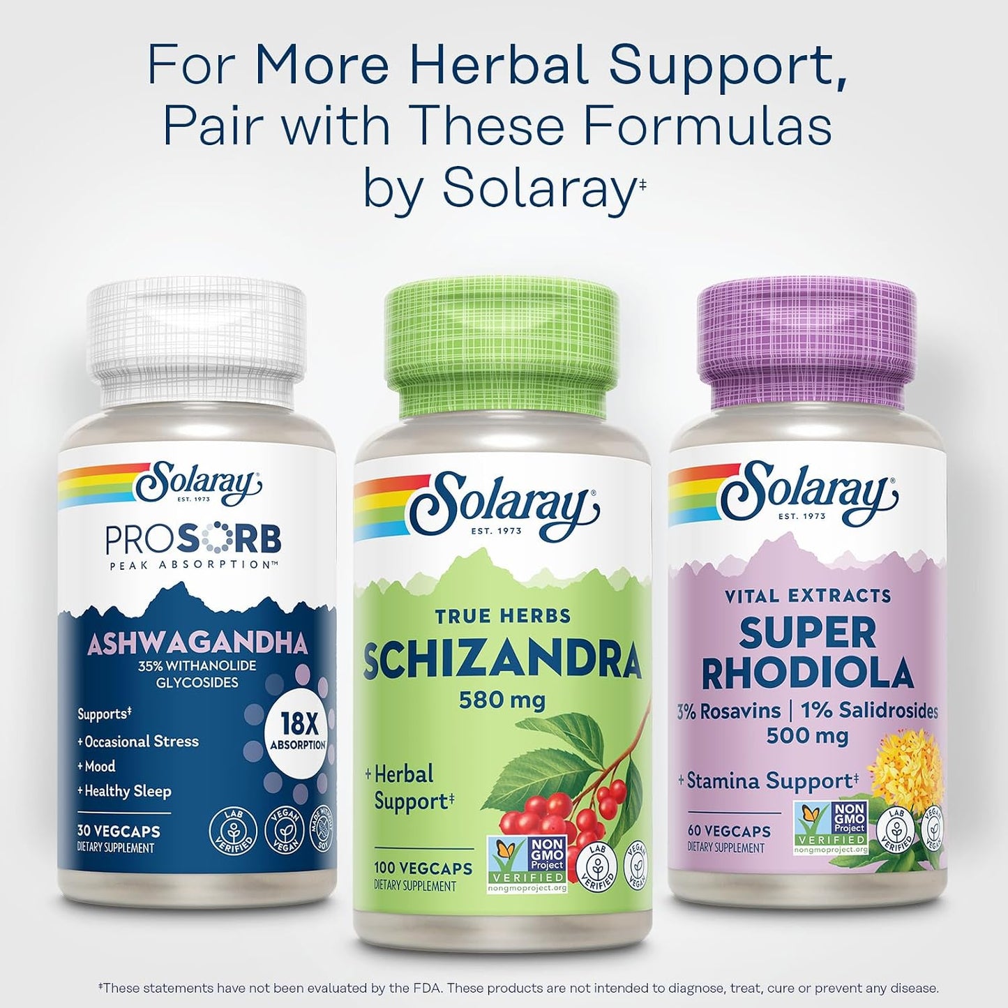 Solaray Schizandra Berry 580 mg - Pure Schisandra Extract, Traditional Herbal Support - 100 VegCaps - görsel 7