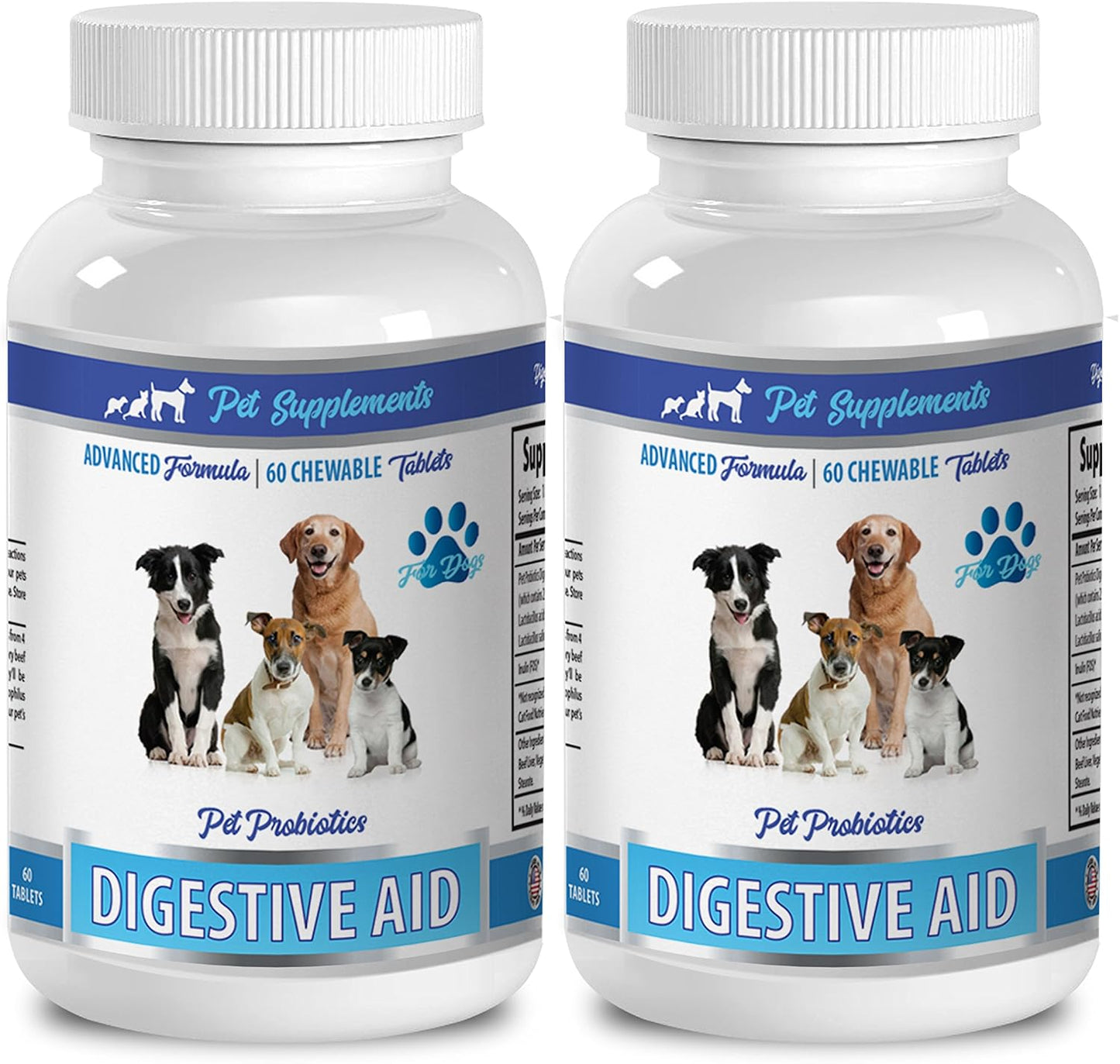 Dog Probiotic Digestive Aid Capsules – 120 Capsules - görsel 1