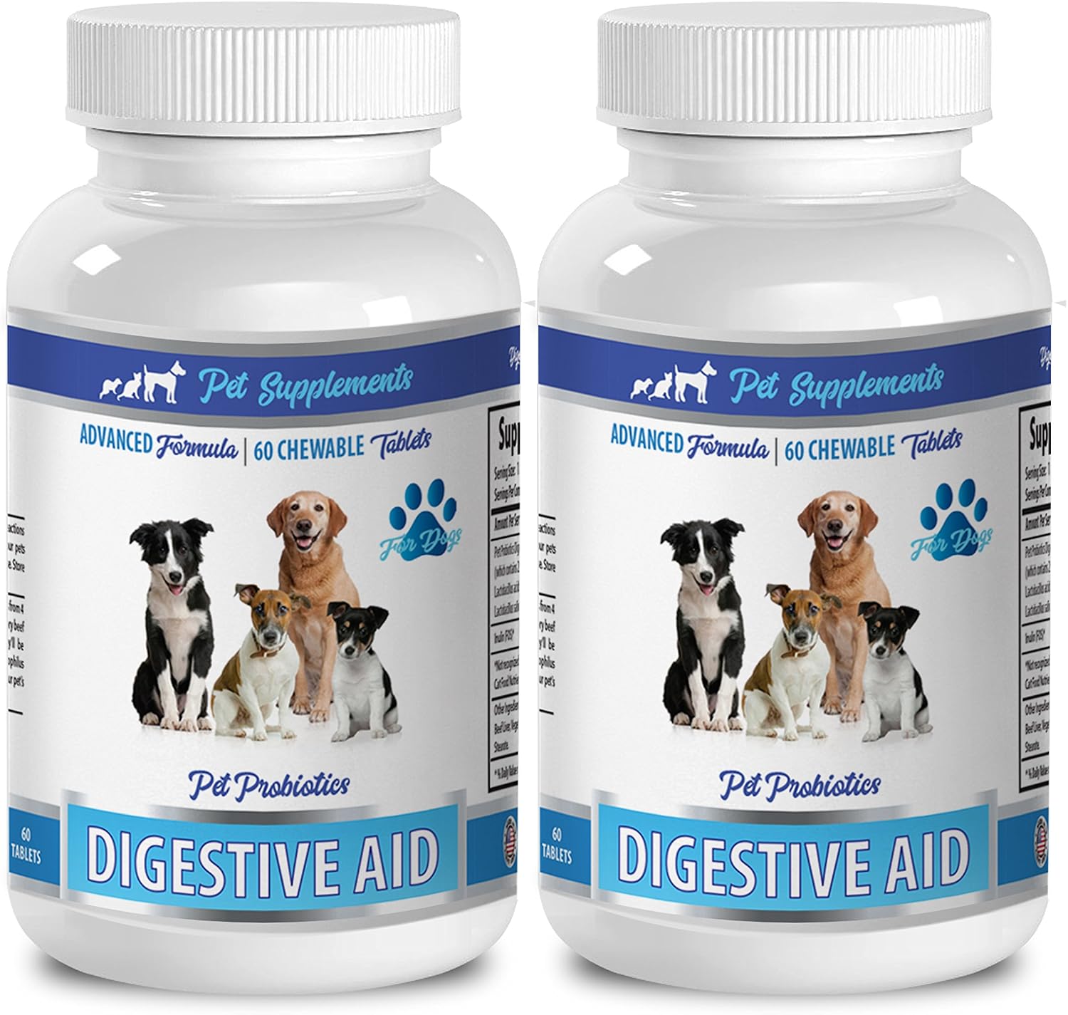Dog Probiotic Digestive Aid Capsules – 120 Capsules - görsel 1