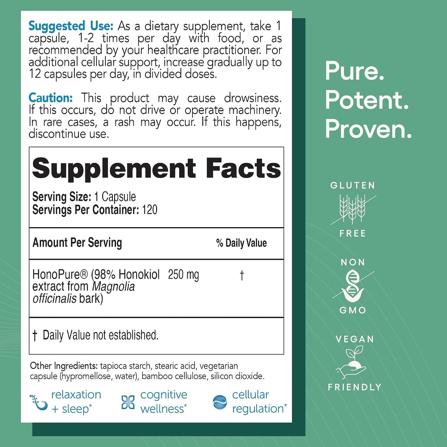 EcoNugenics HonoPure – 120 Capsules - görsel 4