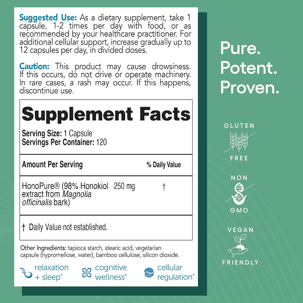 EcoNugenics HonoPure – 120 Capsules - görsel 4
