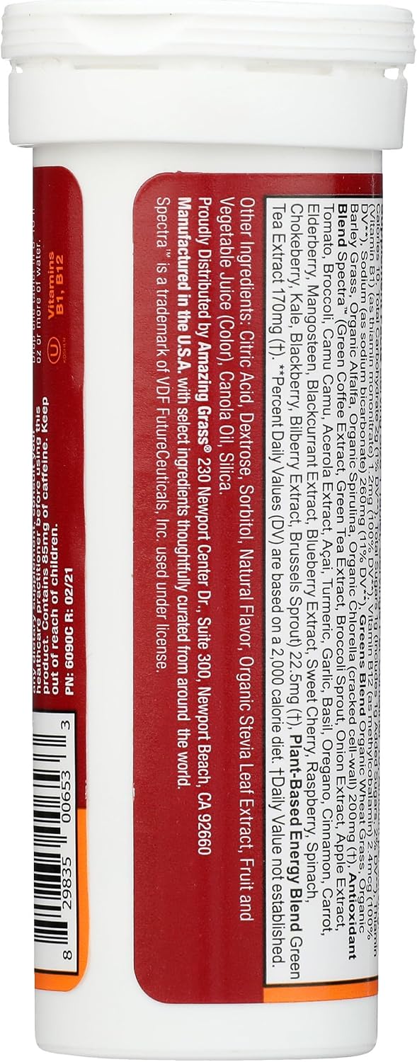 Amazing Grass Tropical Energy Green Superfood, 10 Tablets - görsel 2