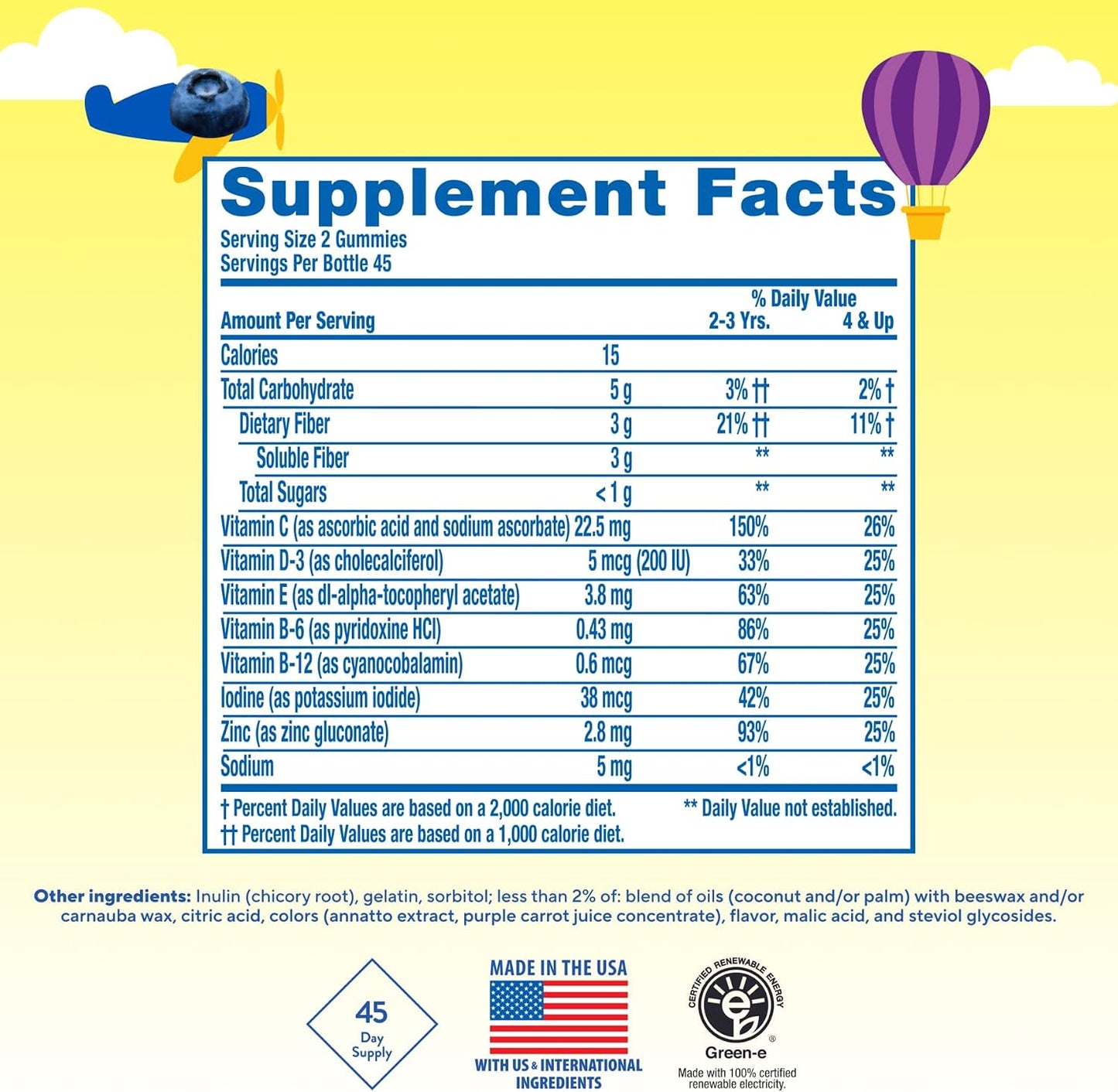 L'il Critters Kids Multivitamin Gummies with Digestive Support - 90 Count - görsel 2