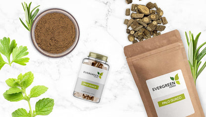Evergreen Herbs Palo Guaco (Powder 227 g) - Resealable Stand Up Pouch to Ensure Freshness!