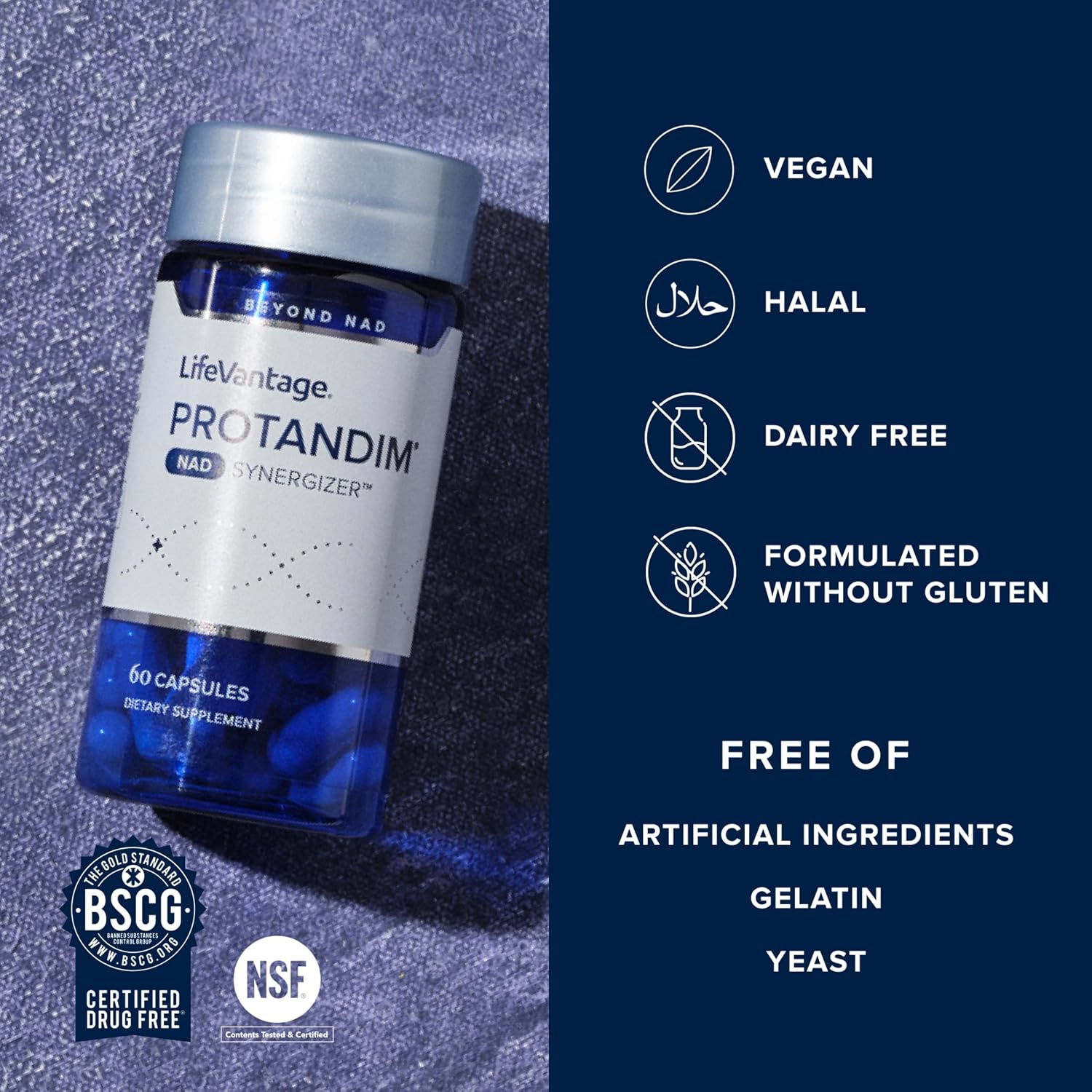 LifeVantage Protandim NAD Synergizer – 60 Capsules - görsel 5