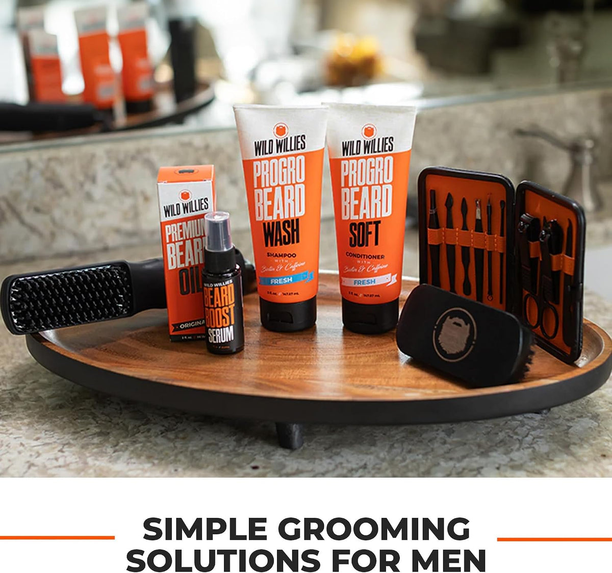 Wild Willies Beard Growth Kit - Capsules and Boosting Serum - görsel 6