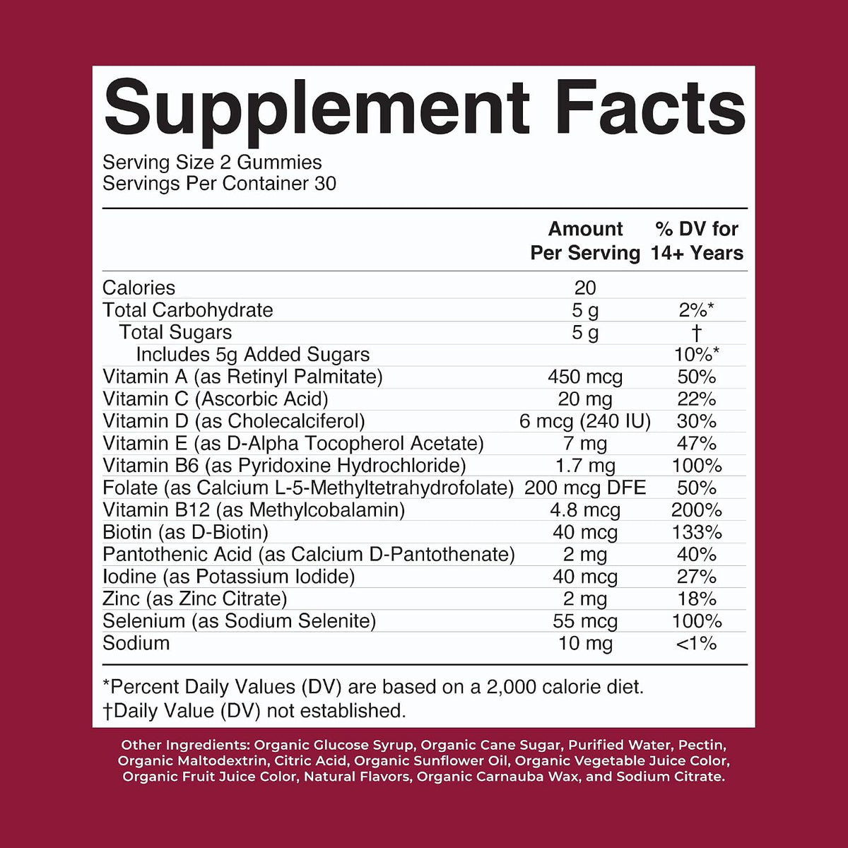 MaryRuth's Multivitamin Gummies for Women, Ages 14+, 60 Gummies - görsel 10