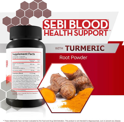 Sebi Blood Health Support - Herbal Blood Health Supplement