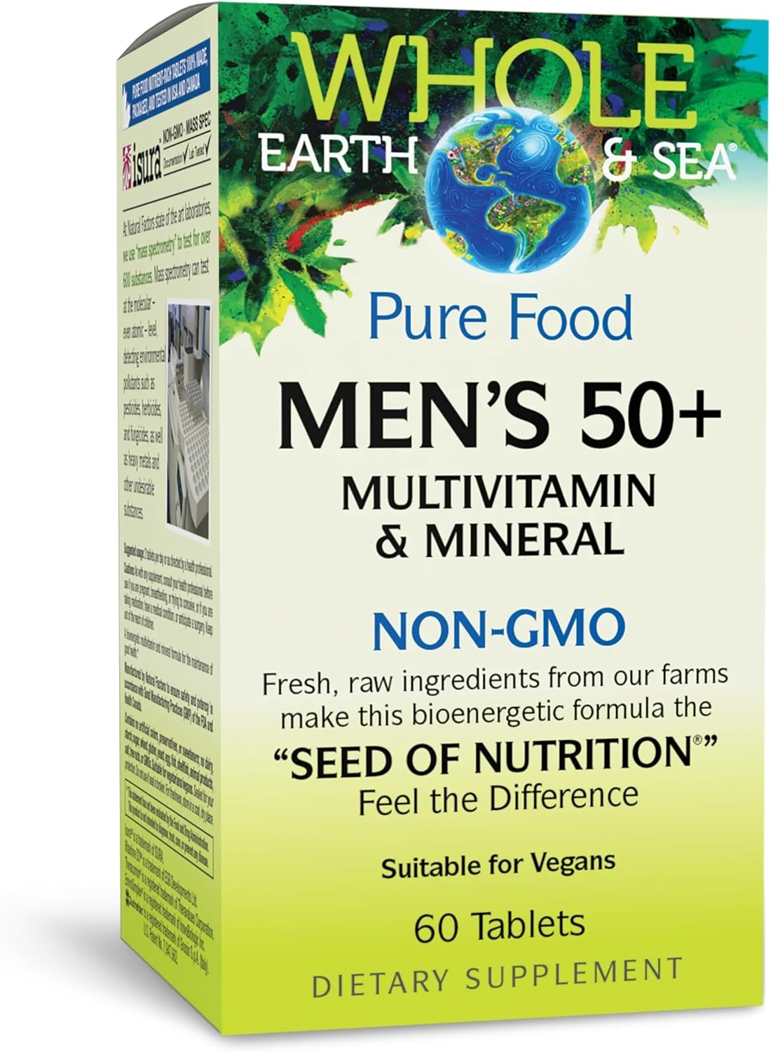 Natural Factors Men's 50+ Multivitamin & Mineral – 60 Tablets - görsel 1