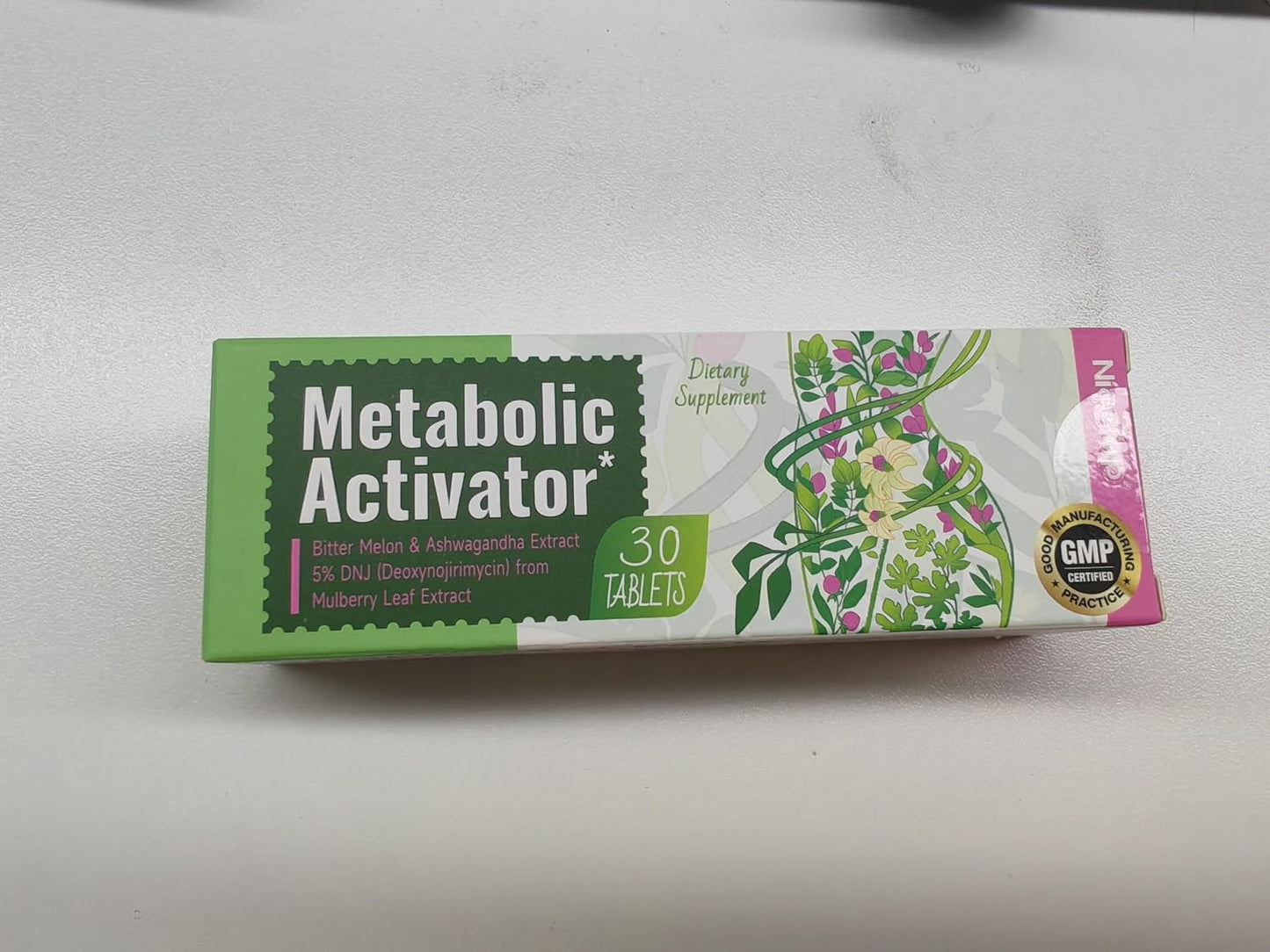NiceTop Metabolic Activator – with Mulberry Leaf Extract, Vitamin C & PQQ – 60 Tablets - görsel 2