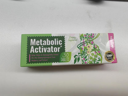 NiceTop Metabolic Activator – with Mulberry Leaf Extract, Vitamin C & PQQ – 60 Tablets