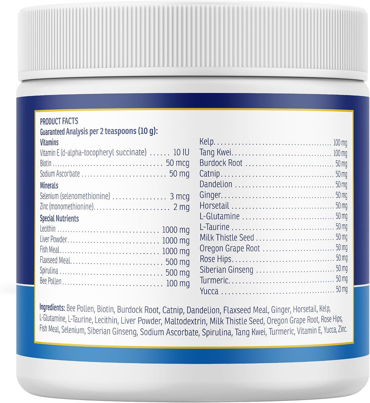 Rx Vitamins Nutritional Support – A – Omega-3 Fatty Acids (from Fish Meal and Flaxseed): Omega-3s are well known – Image 7