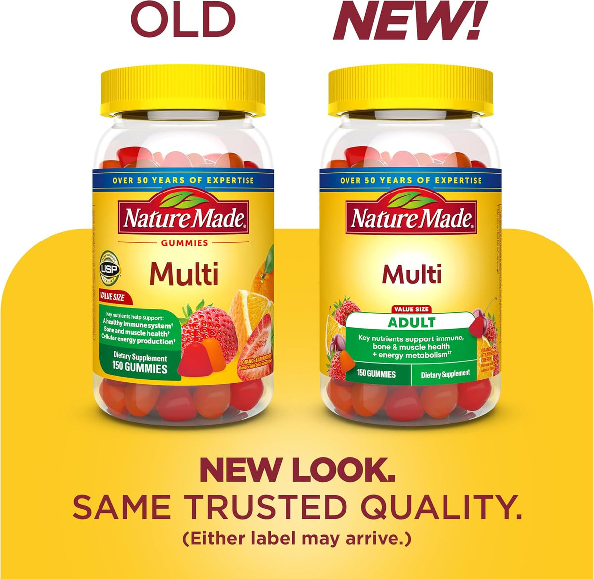 Nature Made Multivitamin Gummies - 150 Gummies (75-Day Supply) - görsel 2