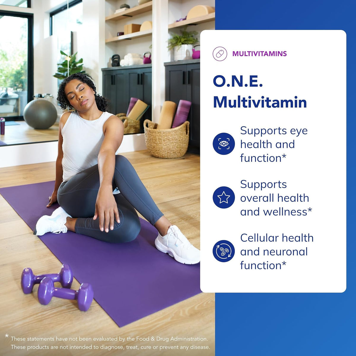 Pure Encapsulations O.N.E. Multivitamin - Once Daily with CoQ10, Metafolin, and Lutein - 60 Capsules - görsel 3