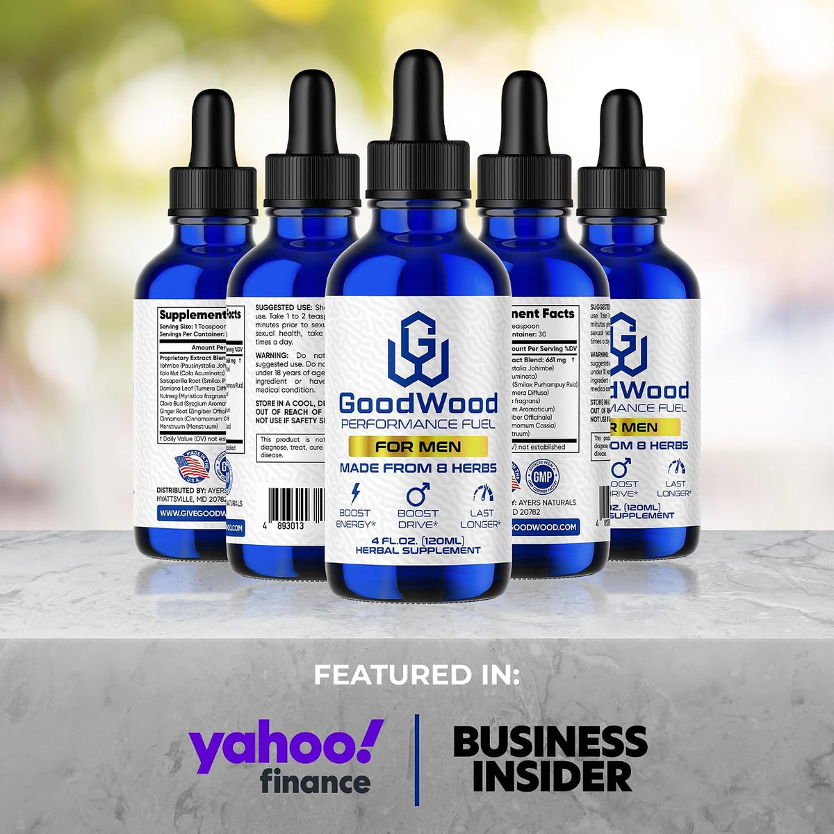 GoodWood Male Liquid Drops - Herbal Supplement for Men 30+ - görsel 4