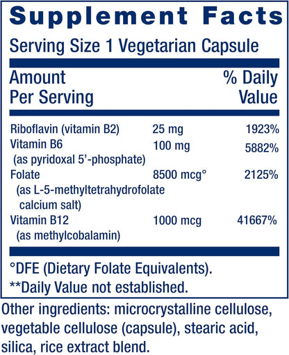 Life Extension Homocysteine Resist Vegetarian Capsules - 60 Count