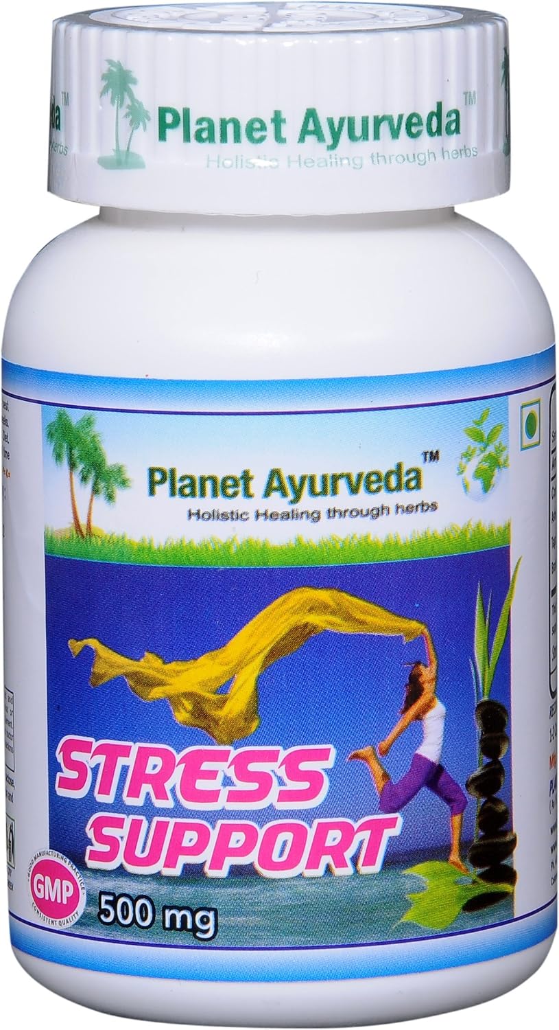 Planet Ayurveda Stress Support, 500 mg Veg Capsules (2 Bottles) - görsel 2
