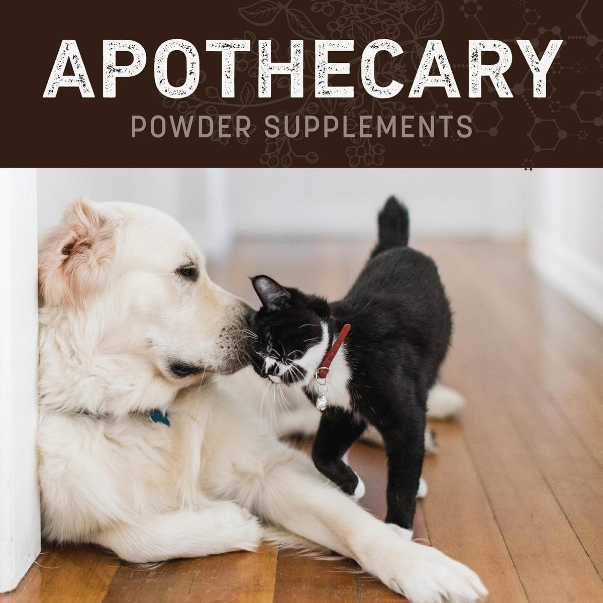 Earth Animal Apothecary Powder Supplement - Stop Eating Stool Nutritional Powder for Dogs & Cats, 8 oz - görsel 2