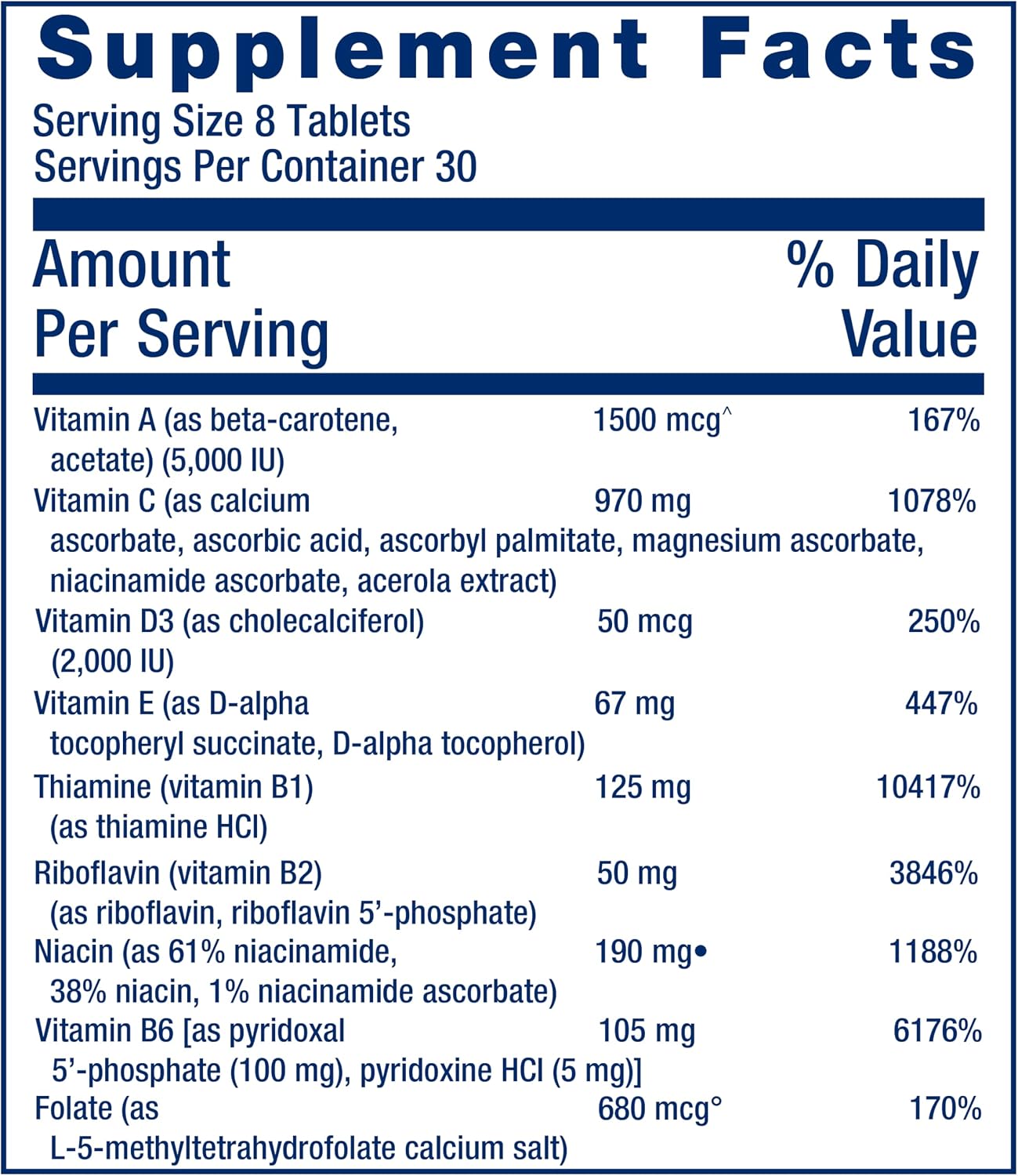 Life Extension Mix Tablets, High-Potency Multivitamin & Mineral with Fruit and Vegetable Extracts - görsel 4