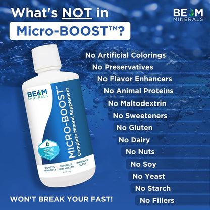 BEAM Minerals Micro-Boost | Complete Liquid Mineral Supplement | 946 ml