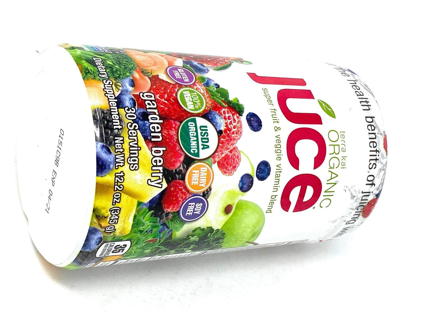 Terra Kai Organics Juce Super Fruit and Veggie Blend Drink, 346 g - Garden Berry - görsel 6