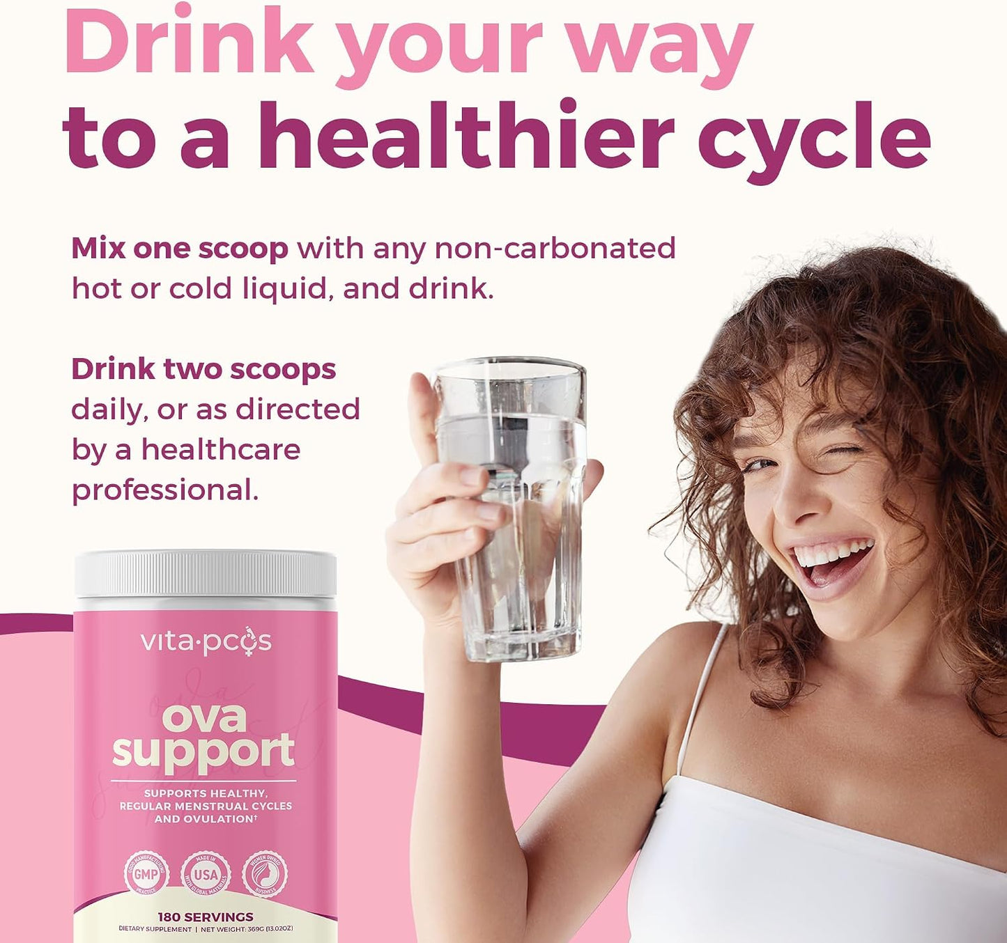 VITA-PCOS 40:1 Myo & D-Chiro Inositol Powder – 2000mg Myo & 50mg D-Chiro, 180 Servings - görsel 5