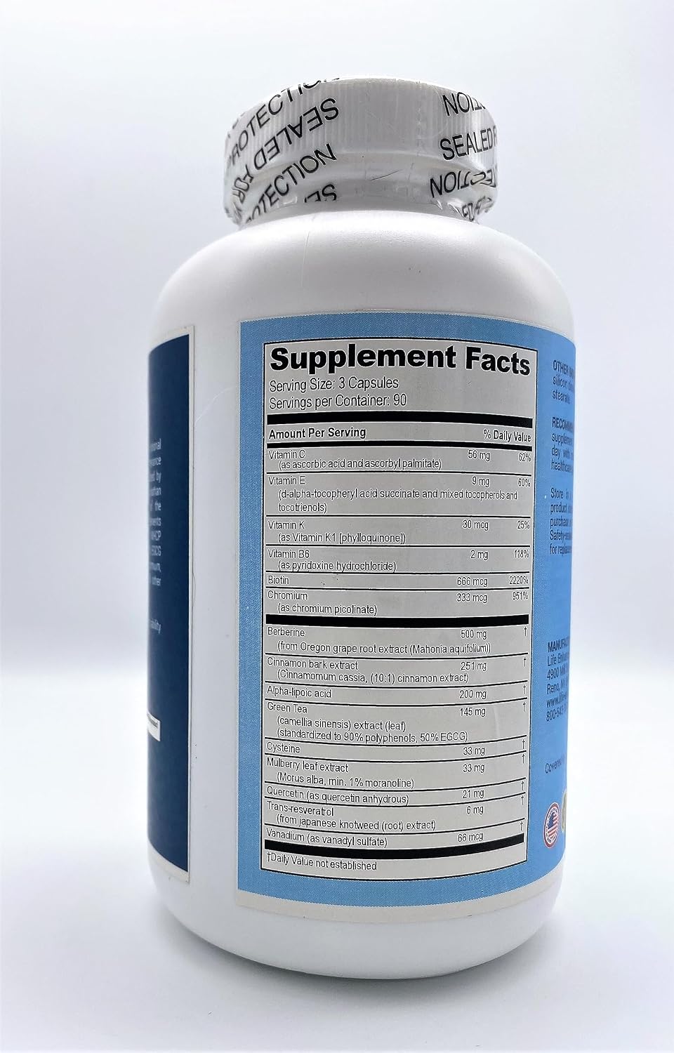 Life Enhancement Insulife-B | 90 Servings - görsel 3